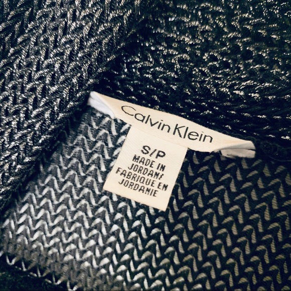 Calvin Klein Black Cardigan Sweater - Picture 2 of 6